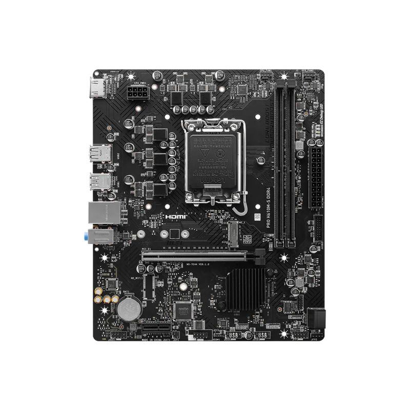 Tarjeta Madre PRO H610M-S DDR4 LGA 1700 – MSI