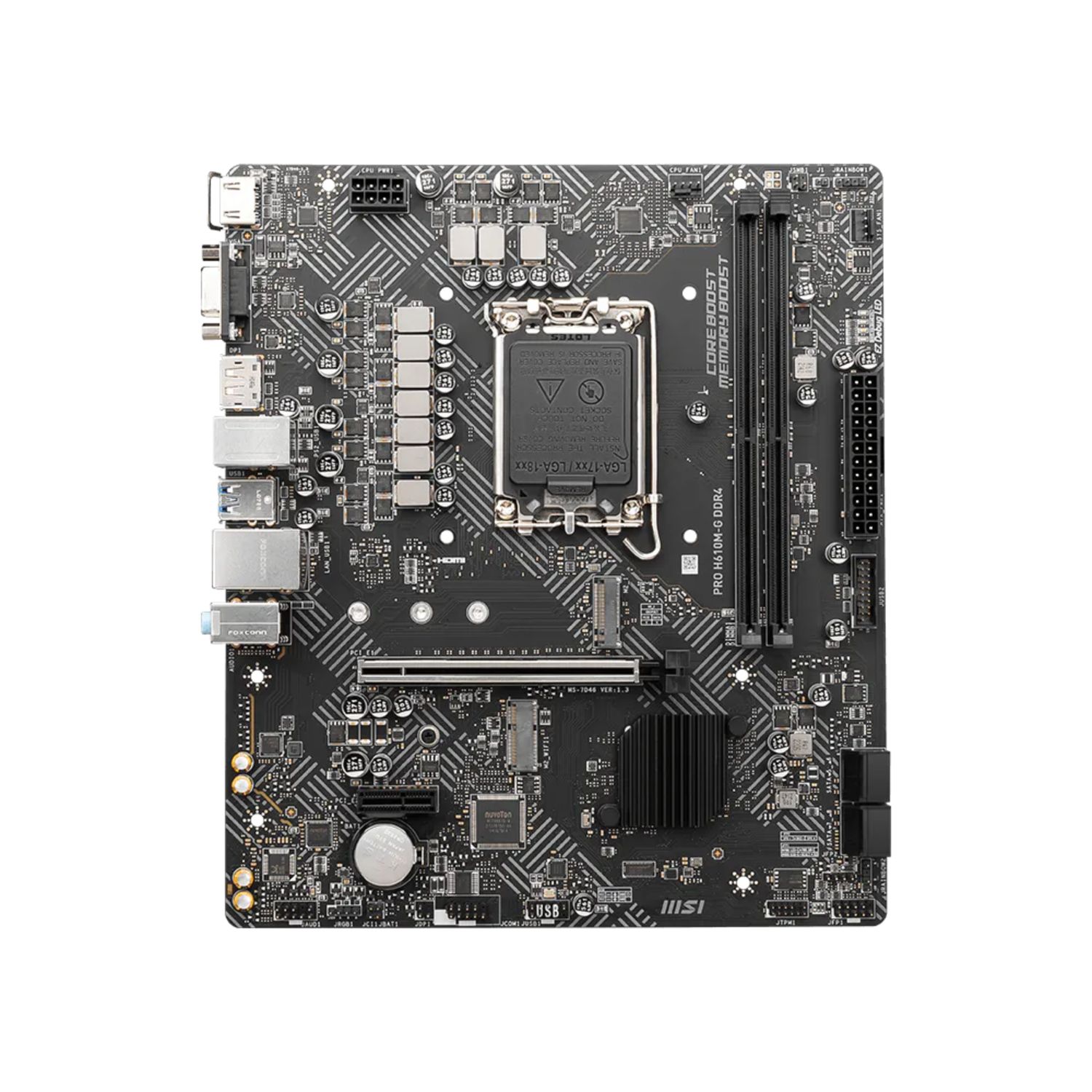 Tarjeta Madre PRO H610M-G DDR4 LGA 1700 – MSI