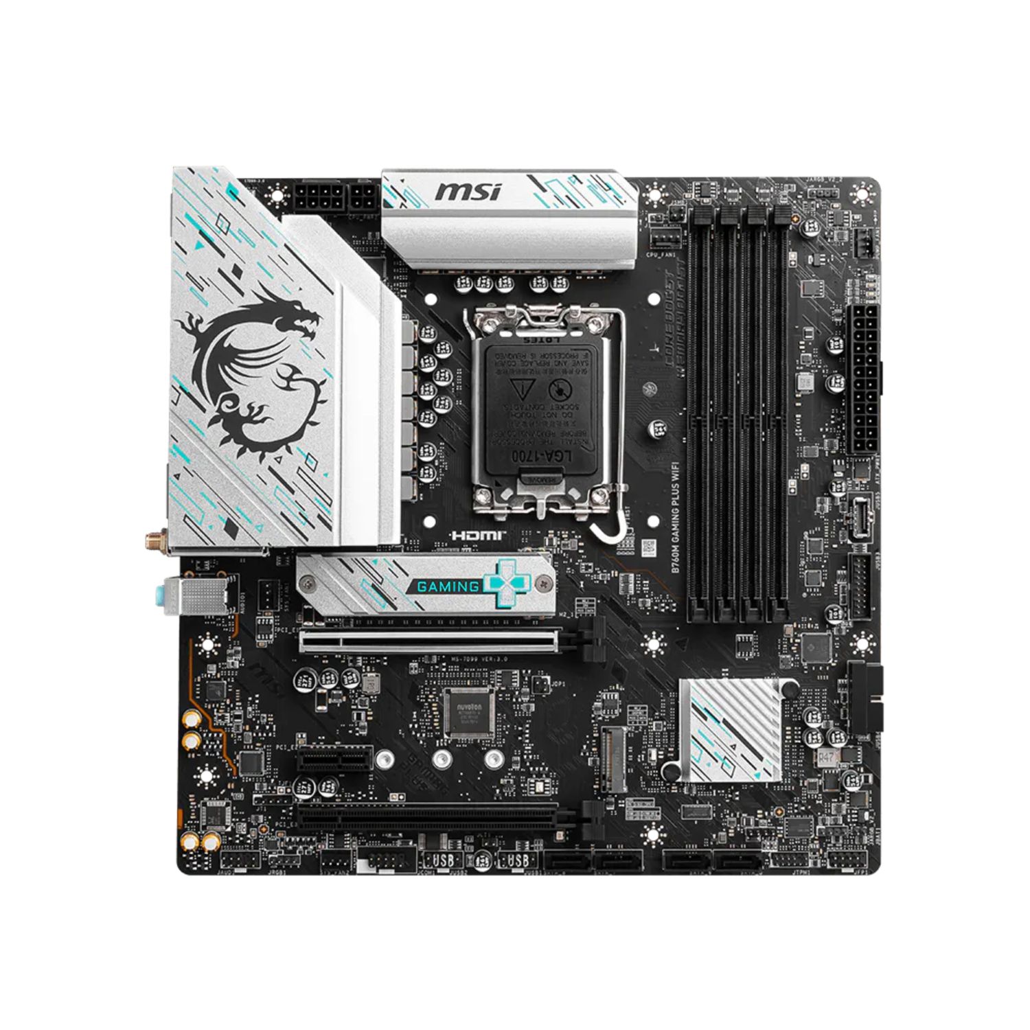 Tarjeta Madre B760M Gaming Plus WiFi DDR5 LGA 1700 – MSI
