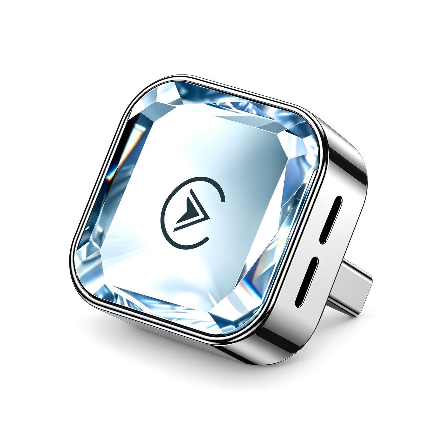 Adaptador Inalámbrico Q1A para Apple CarPlay y Android Auto Silver Diamond – Prism