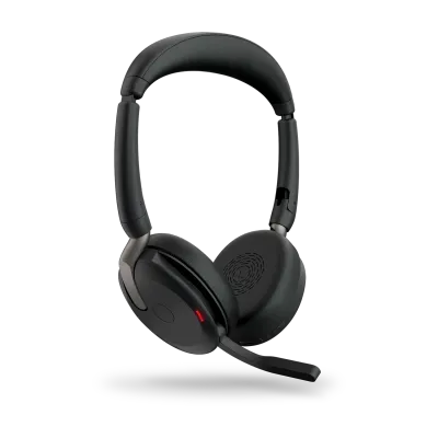 Headset Inalámbrico Evolve2 65 Flex UC con ANC y Carga Inalámbrica Negro – Jabra