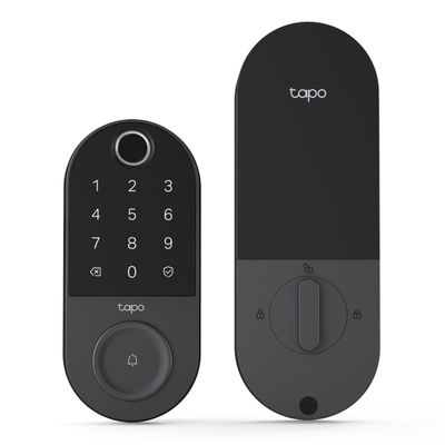 Cerradura Inteligente Wi-Fi Tapo DL110 con Huella, Teclado y Timbre Negro – TP-Link Cerradura Inteligente Wi-Fi Tapo DL110 con Huella, Teclado y Timbre Negro – TP-Link