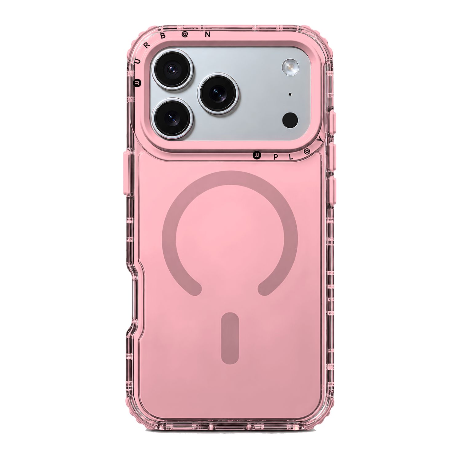 Case MagSafe Urban Play Shield Soft para iPhone – Palo Rosa