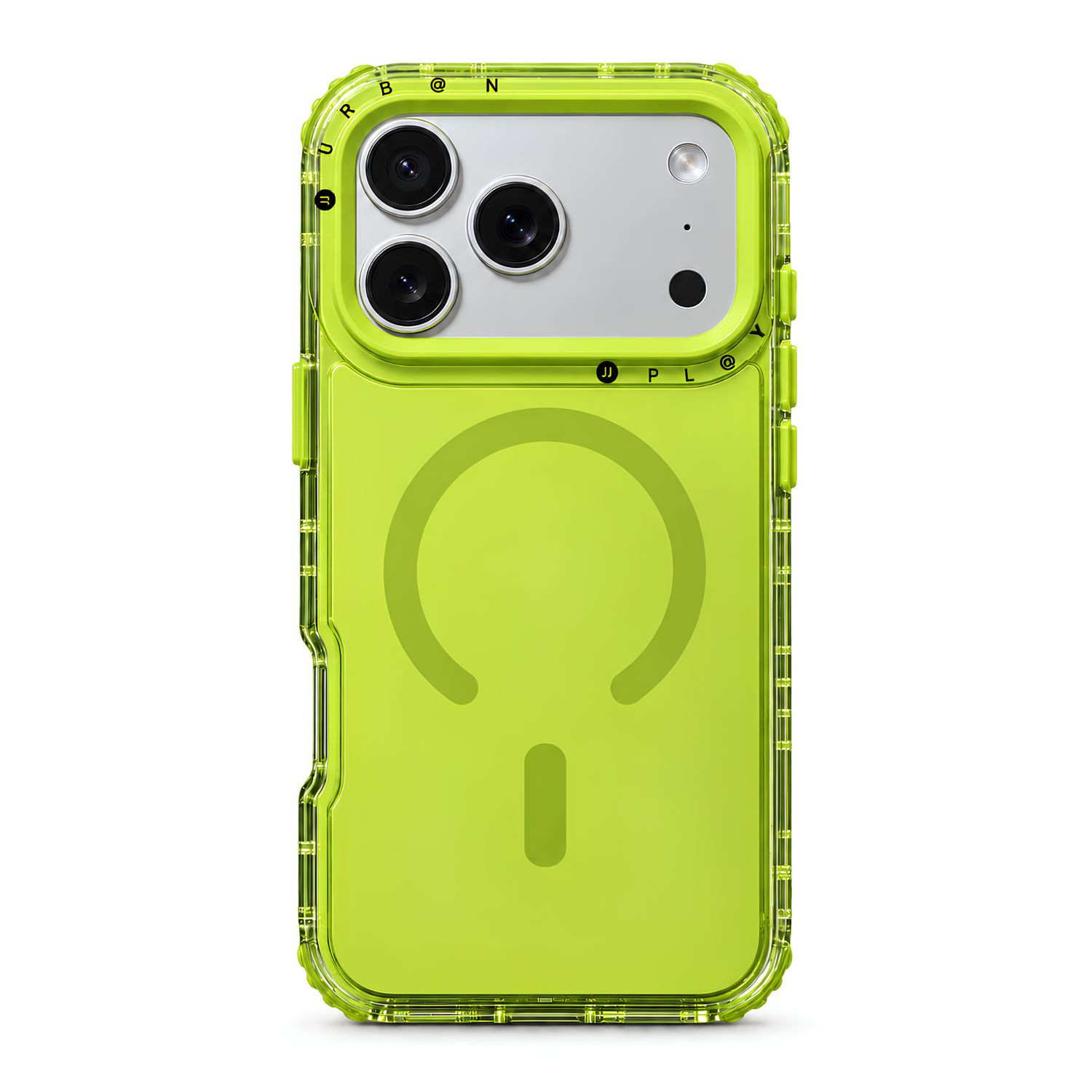 Case MagSafe Urban Play Shield Soft para iPhone – Verde Lima