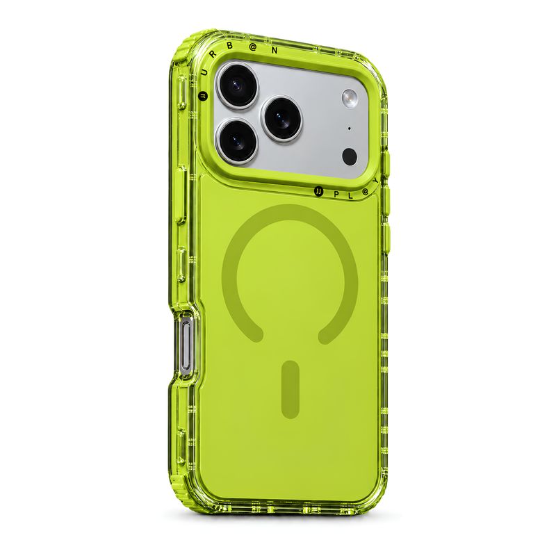 Case MagSafe Urban Play Shield Soft para iPhone – Verde Lima