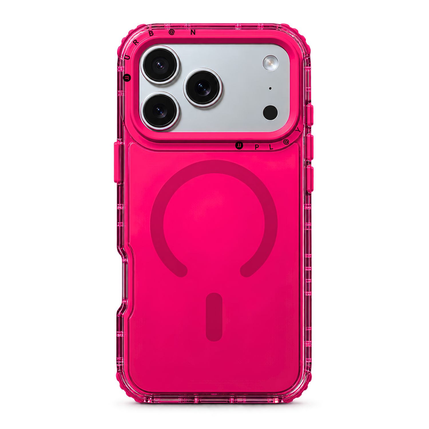 Case MagSafe Urban Play Shield Soft para iPhone – Fucsia