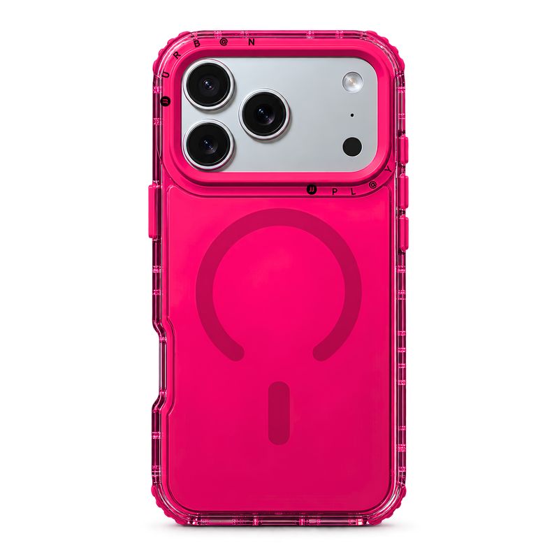Case MagSafe Urban Play Shield Soft para iPhone – Fucsia