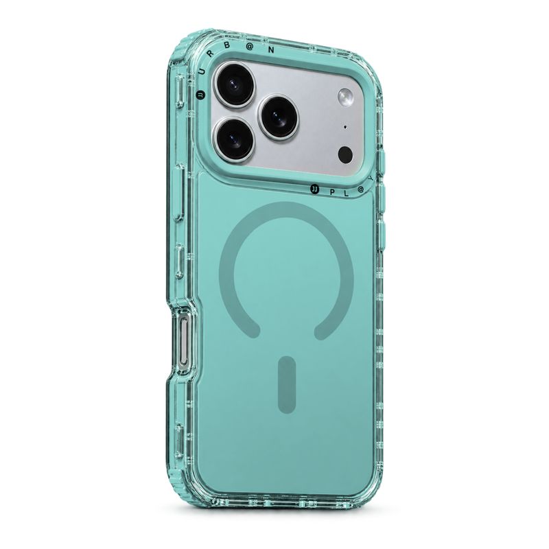 Case MagSafe Urban Play Shield Soft para iPhone – Aqua
