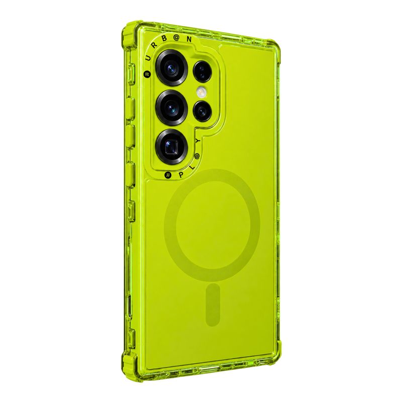 Case Magnético Urban Play Shield Soft para Samsung Galaxy – Verde Lima