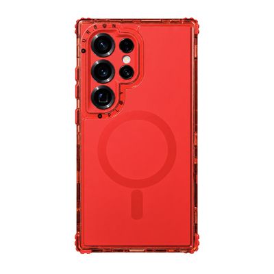 Case Magnético Urban Play Shield Soft para Samsung Galaxy – Rojo Coral