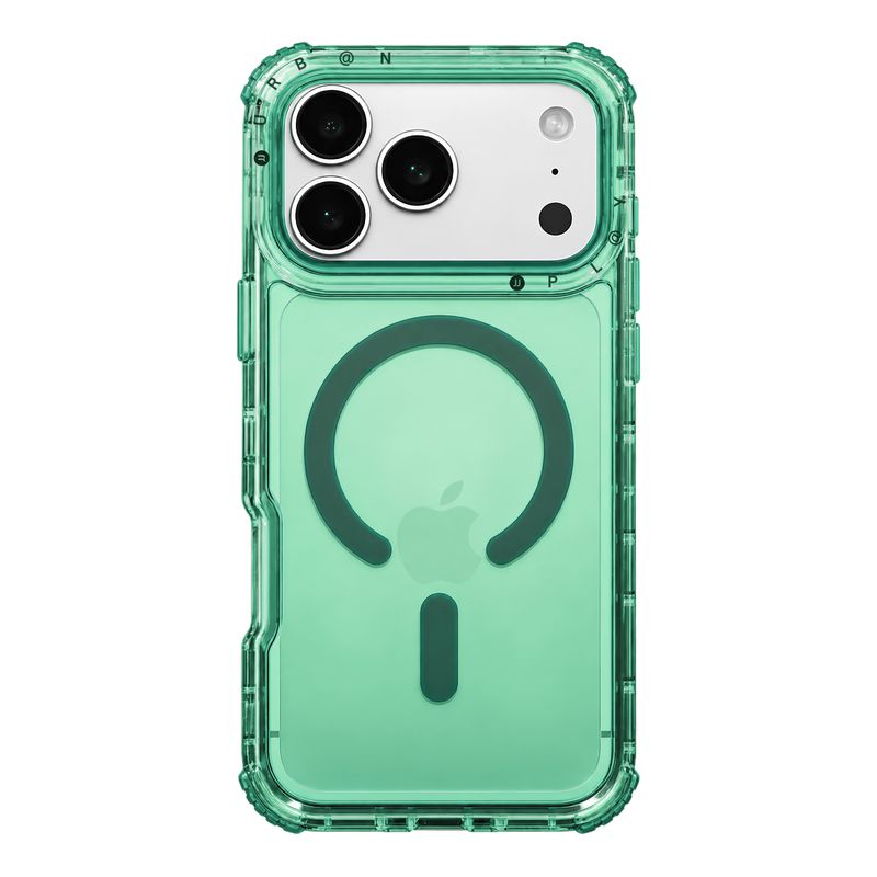 Case MagSafe Urban Play Shield Clear para iPhone – Aqua