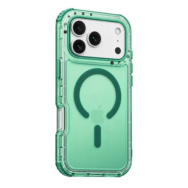 Case MagSafe Urban Play Shield Clear para iPhone – Aqua