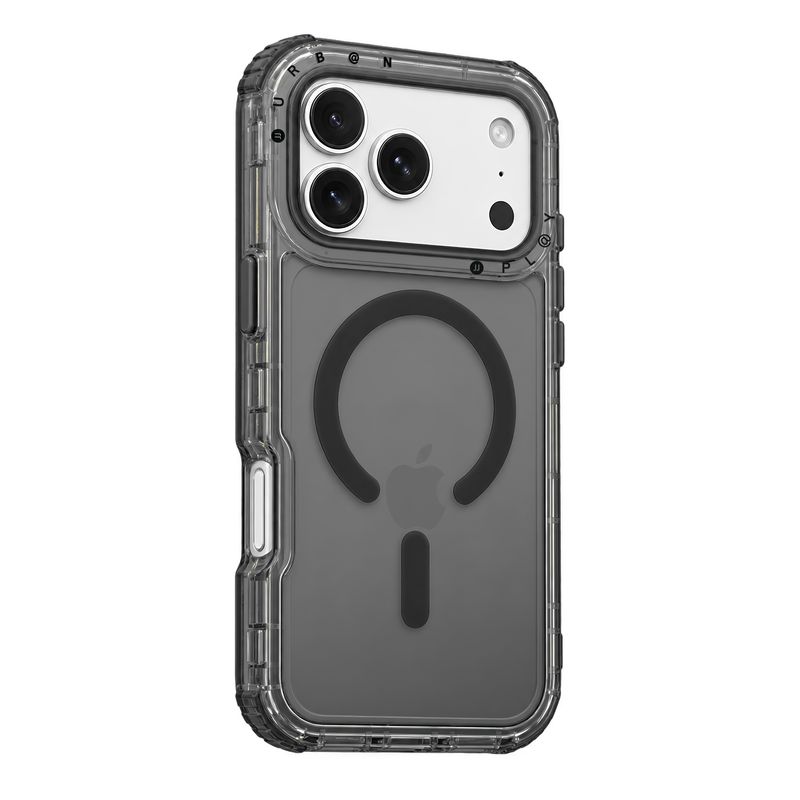 Case MagSafe Urban Play Shield Clear para iPhone – Negro Humo