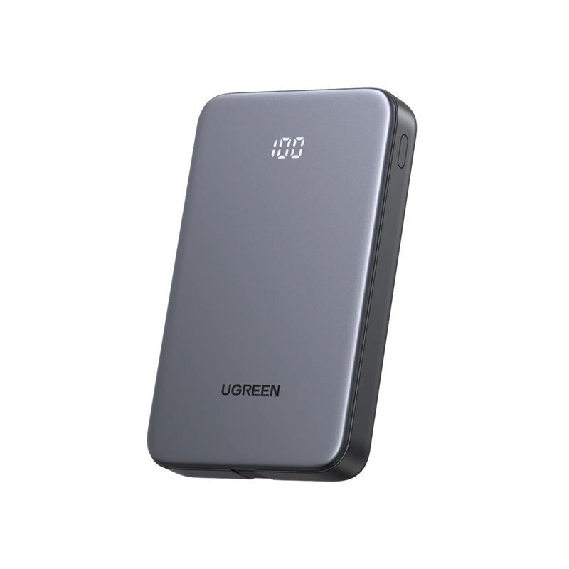 Batería Portátil 10,000 mAh con Cable USB-C Integrado 20W – UGREEN