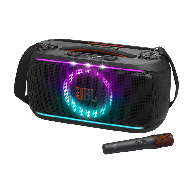 Bocina PartyBox Encore 2 Plus 100W con 2 Micrófonos Negra – JBL