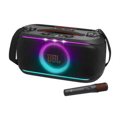 Bocina PartyBox Encore 2 Plus 100W con 2 Micrófonos Negra – JBL