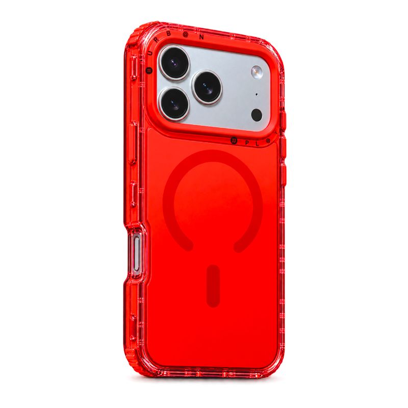 Case MagSafe Urban Play Shield Soft para iPhone – Rojo Fuego