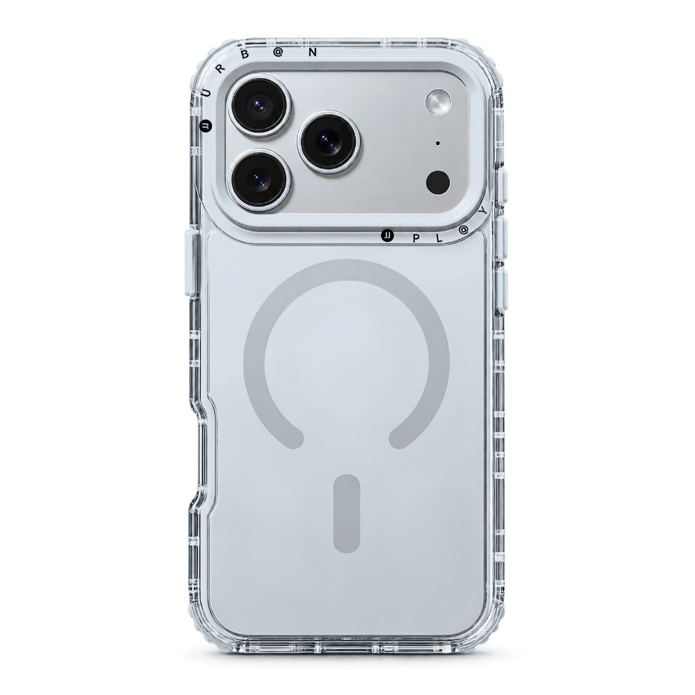 Case MagSafe Urban Play Shield Soft para iPhone – Gris