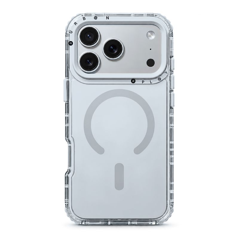 Case MagSafe Urban Play Shield Soft para iPhone – Gris