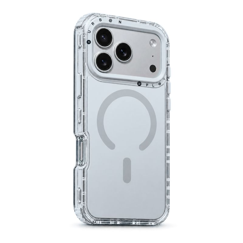 Case MagSafe Urban Play Shield Soft para iPhone – Gris