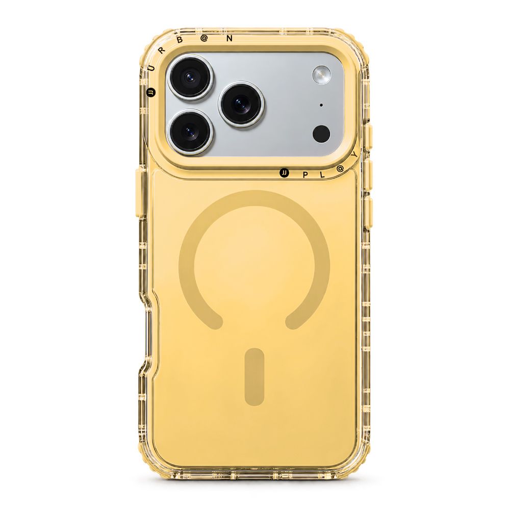 Case MagSafe Urban Play Shield Soft para iPhone – Amarillo