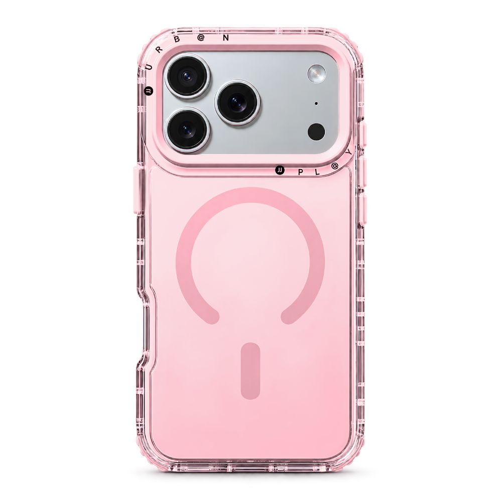 Case MagSafe Urban Play Shield Soft para iPhone – Rosa Pastel