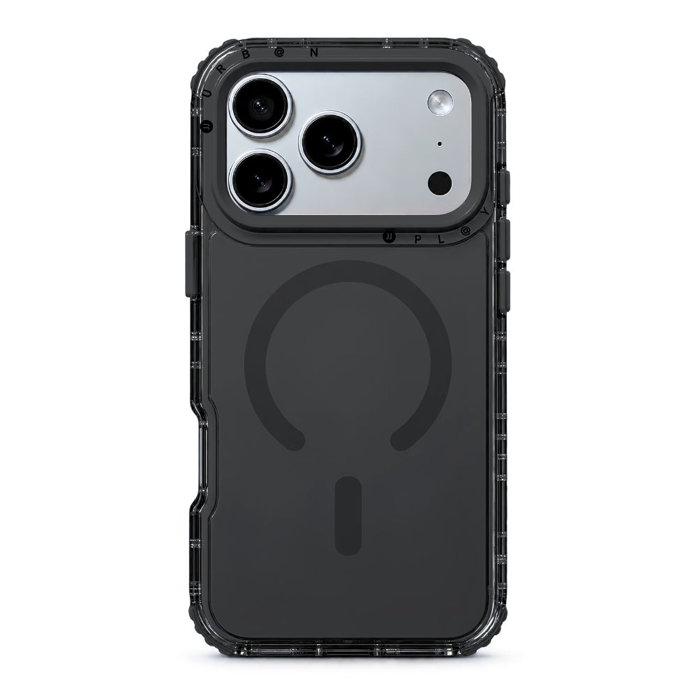 Case MagSafe Urban Play Shield Soft para iPhone – Negro Carbón