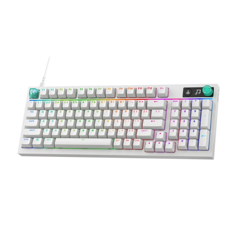 Teclado Mecánico Gaming G316 X 98% Táctil Blanco – Logitech G