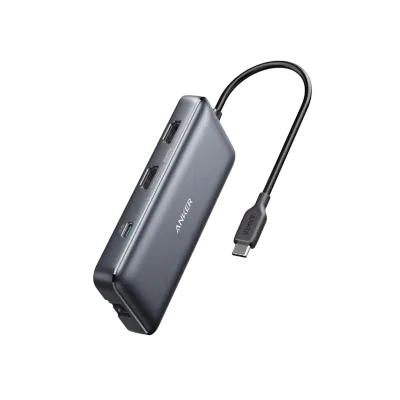 Hub USB-C 8 en 1 555 10Gbps Negro – Anker