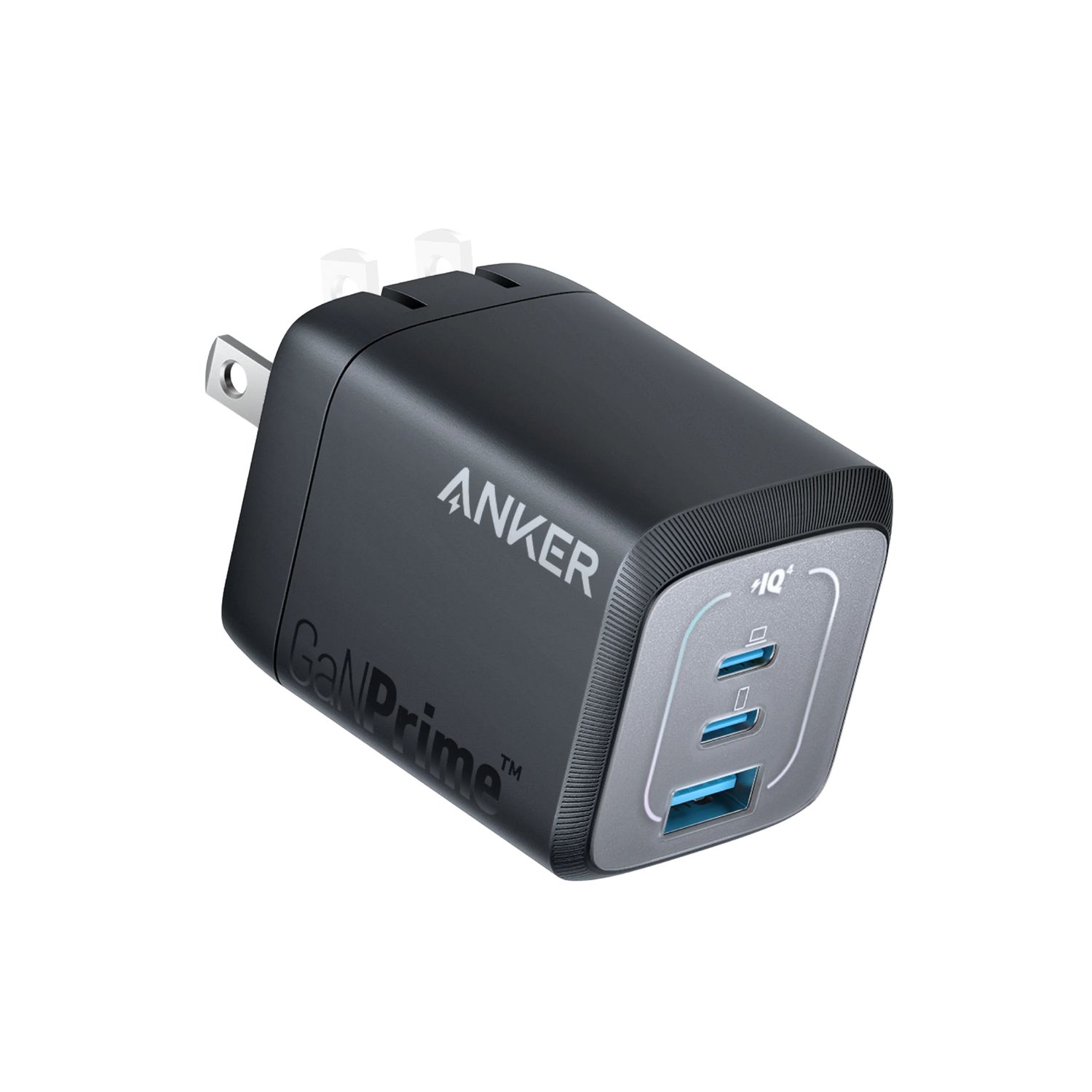 Cargador de Pared Prime 67W 3 Puertos GaN Negro – Anker