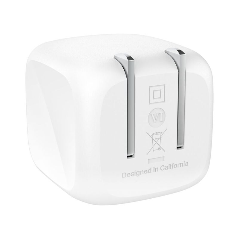 Cargador de Pared Compacto BoostCharge 45W USB-C con Cable USB-C Blanco – Belkin