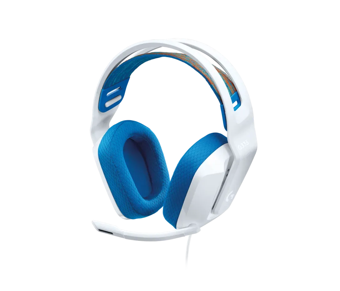 Auricular Gamer Cableado G335 3.5 mm Blanco– Logitech G
