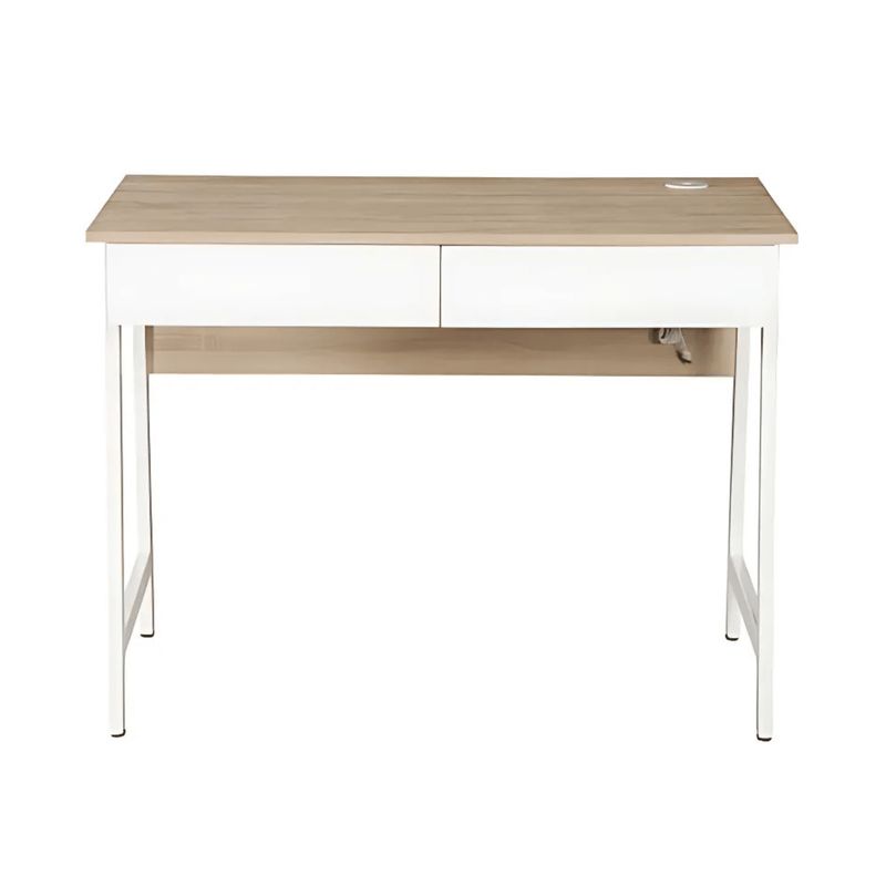 Escritorio para Computadora XTF-CD206 con 2 Gavetas y USB Haya/Blanco – Xtech