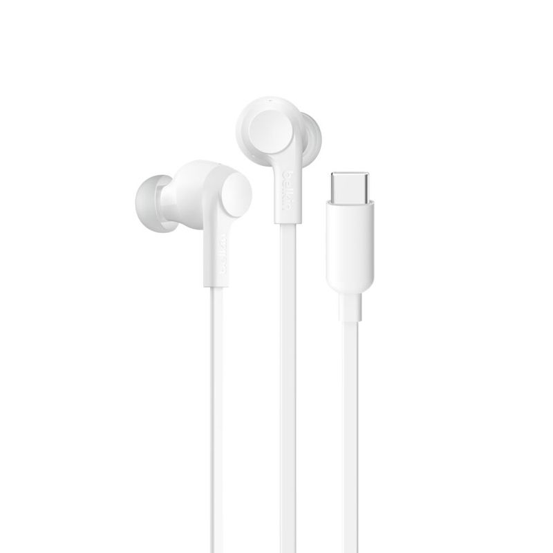 Audífonos In-Ear USB-C SoundForm ANC Blanco – Belkin