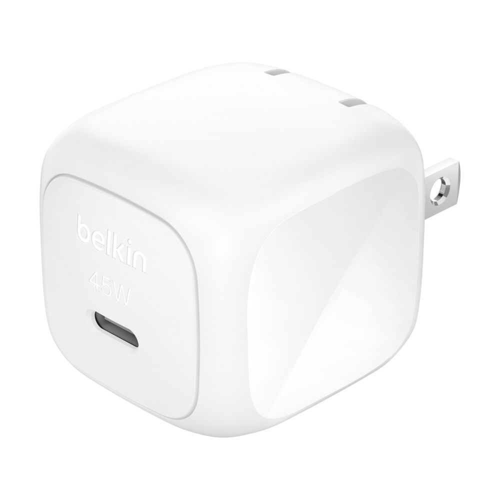 Cargador de Pared Compacto BoostCharge 45W USB-C Blanco – Belkin