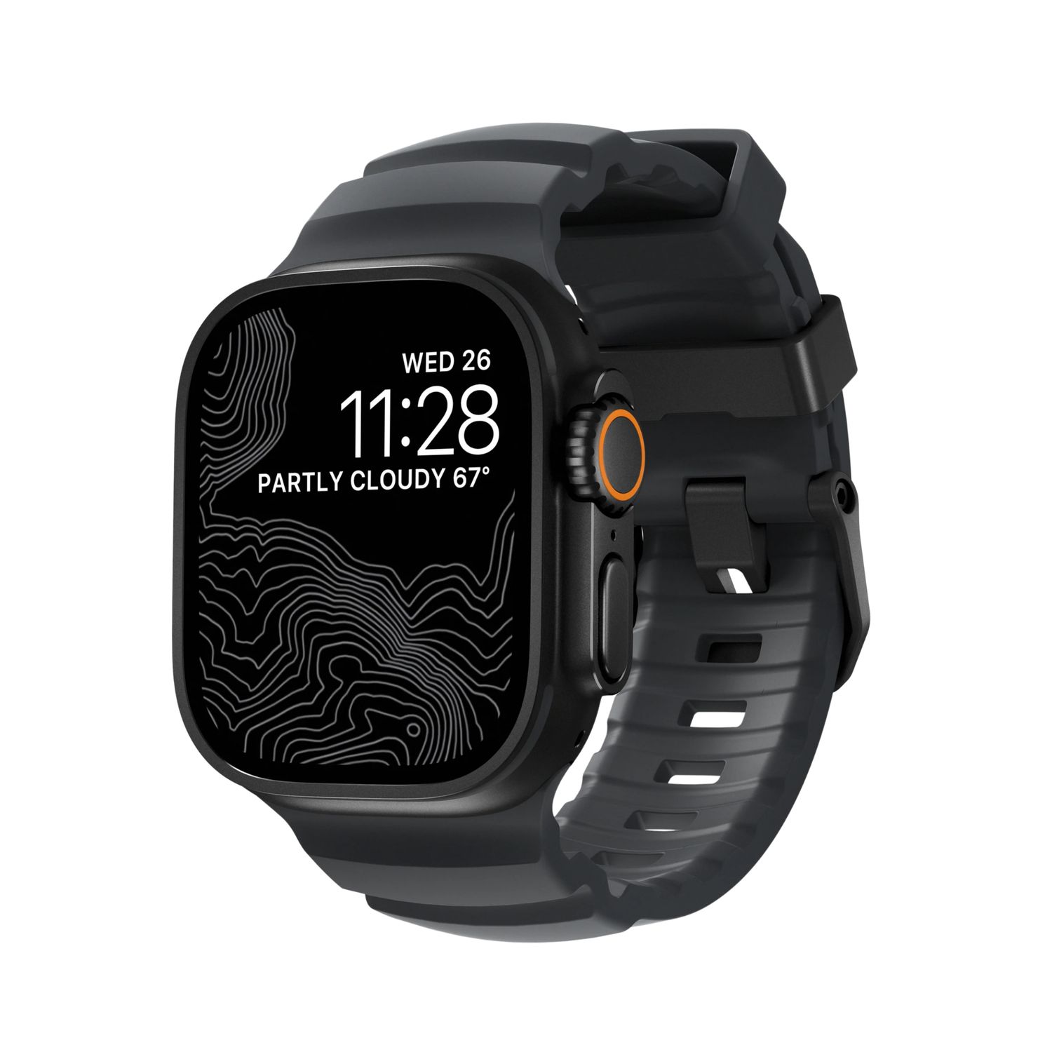 Correa Expedition Obsidiana con Hebilla Negra para Apple Watch – Monark