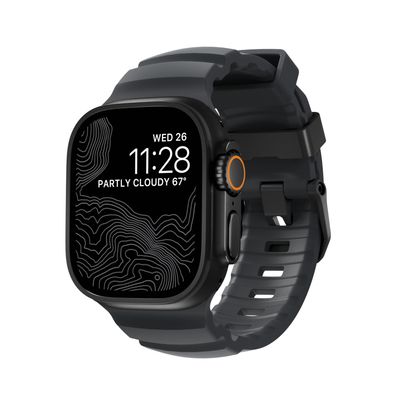 Correa Expedition Obsidiana con Hebilla Negra para Apple Watch – Monark