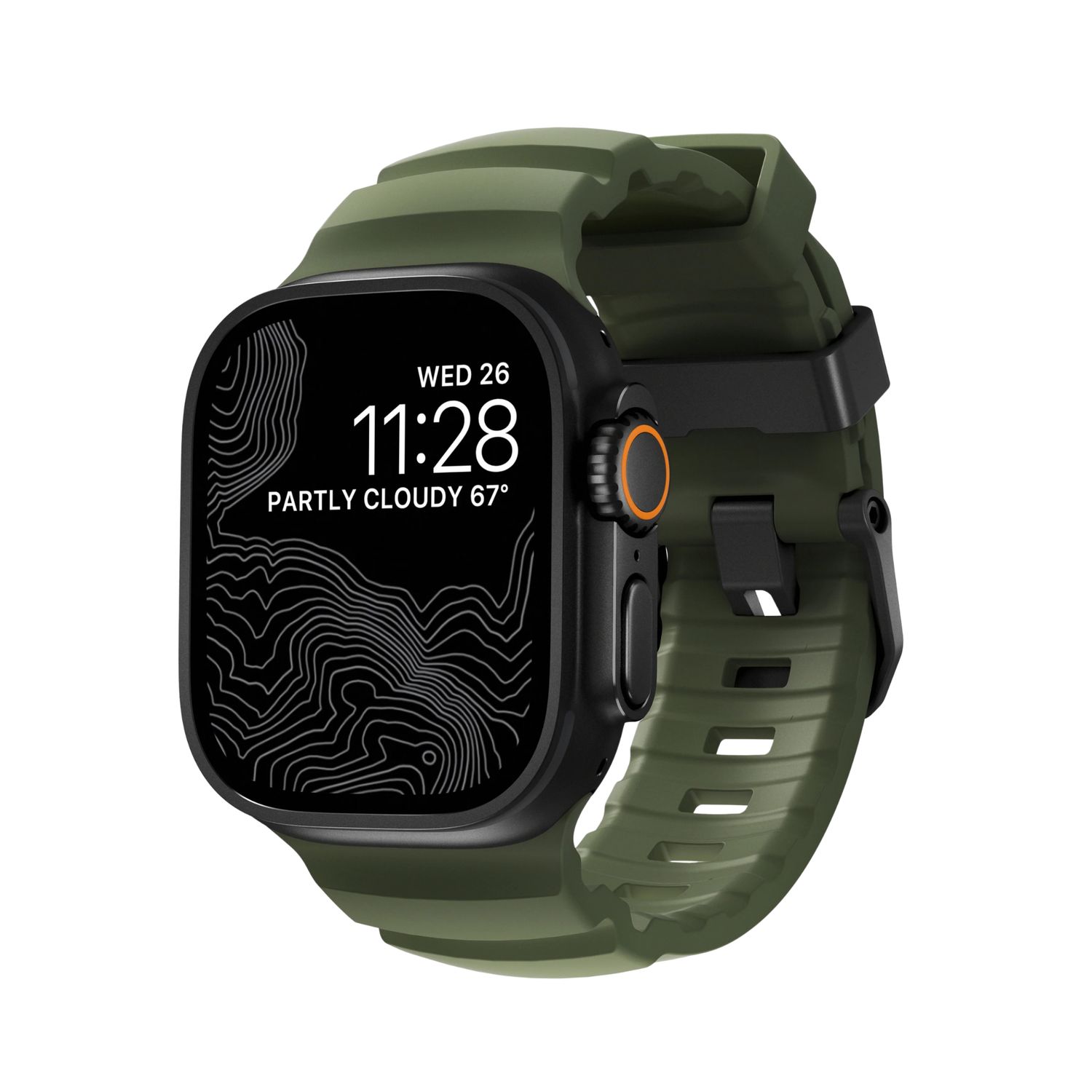 Correa Expedition Bosque con Hebilla Negra para Apple Watch – Monark