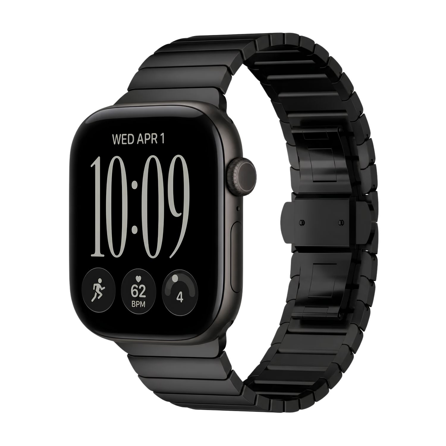 Brazalete Atlas – Negro Grafito para Apple Watch