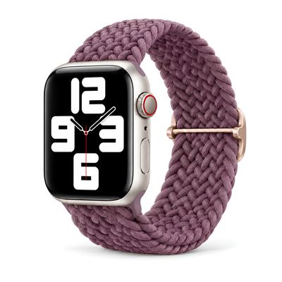 Correa Braided Loop – Borgoña (Apple Watch)