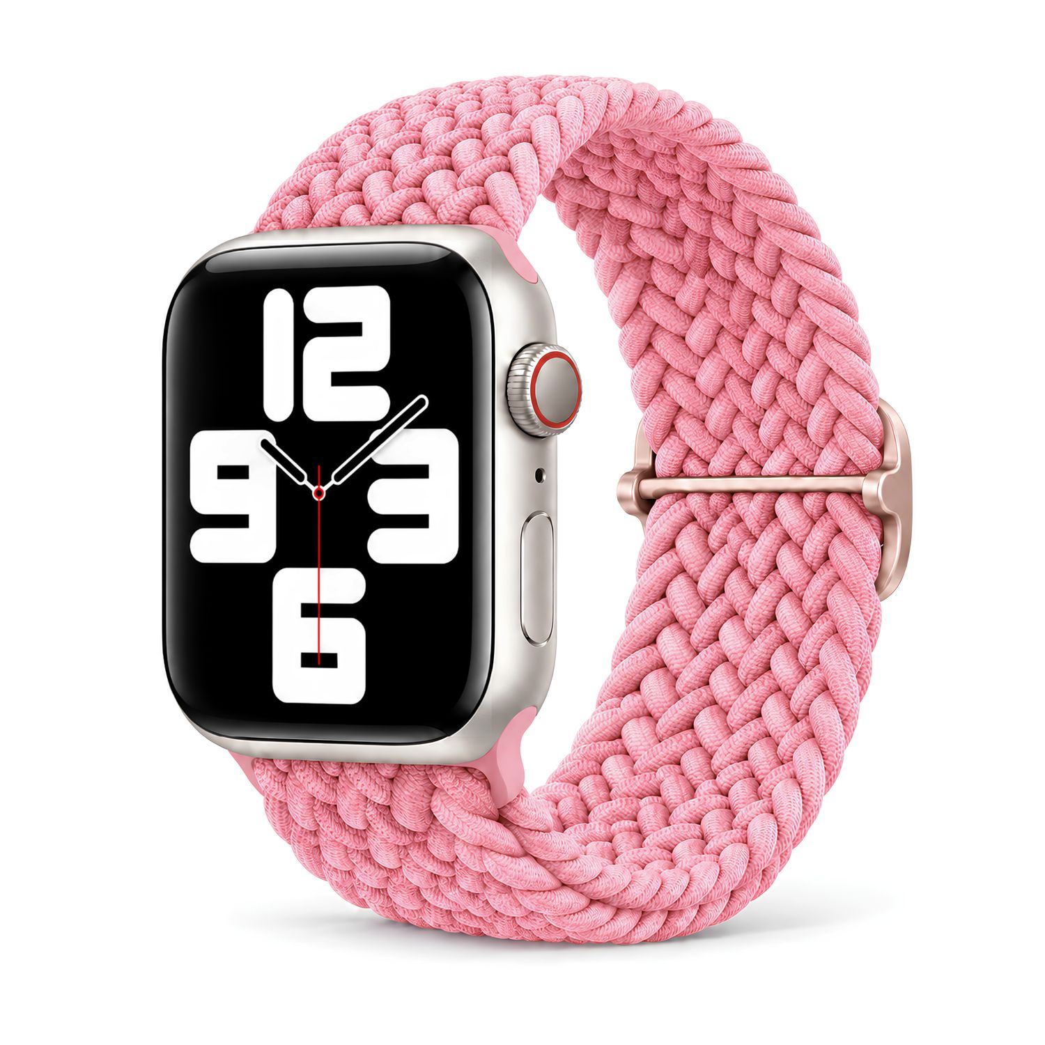 Correa Braided Loop – Rosa Coral (Apple Watch)