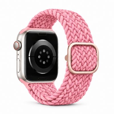 Correa Braided Loop – Rosa Coral (Apple Watch)