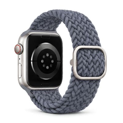 Correa Braided Loop – Gris Pizarra (Apple Watch)