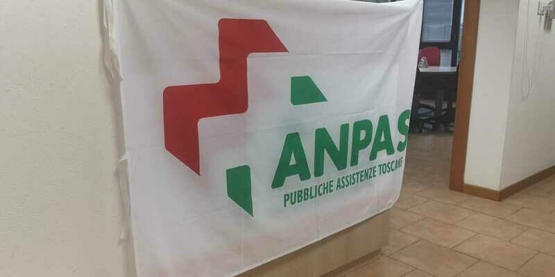 Bandiera Anpas - Pubbliche Assistenze Toscane