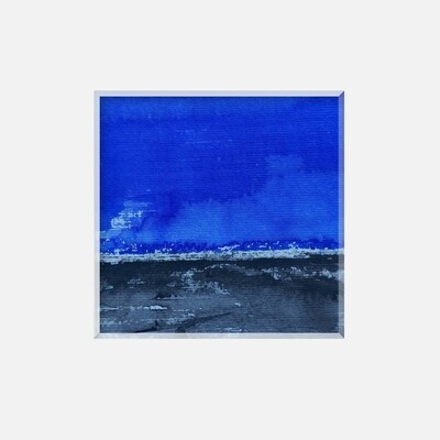 Paysage abstrait bleu Paysage abstrait bleu