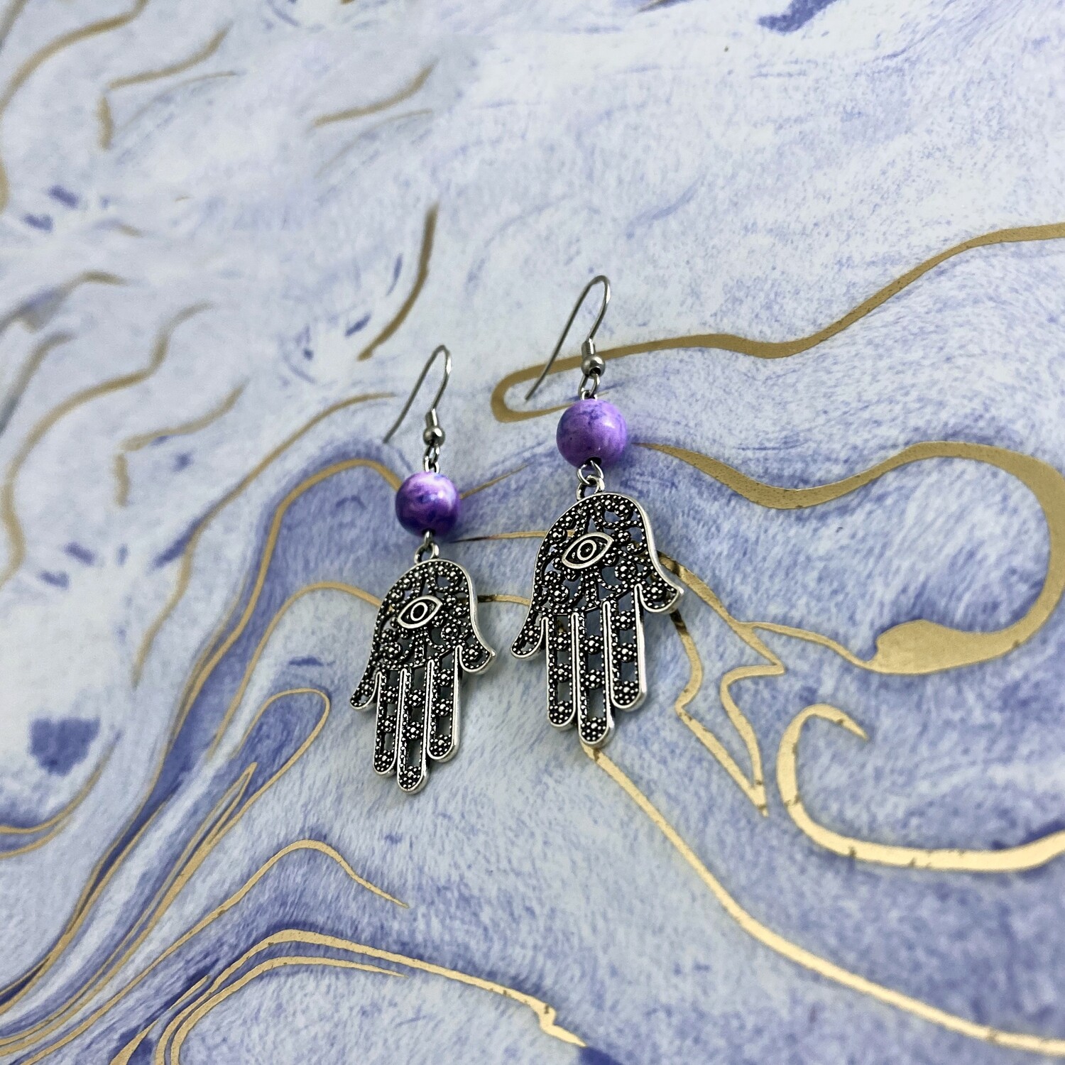 Hand of Fatima Earrings