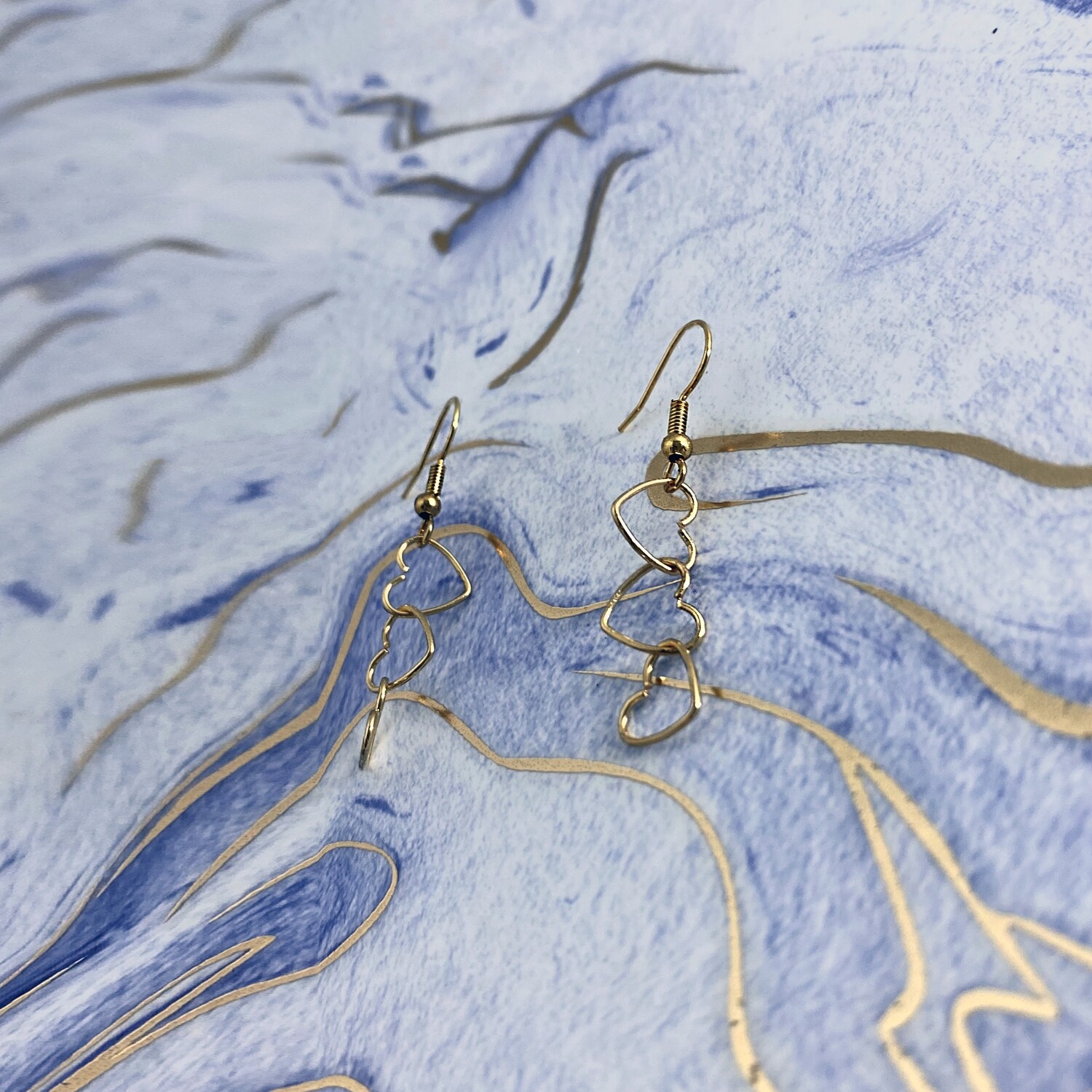 Hearts of Gold Earrings 
