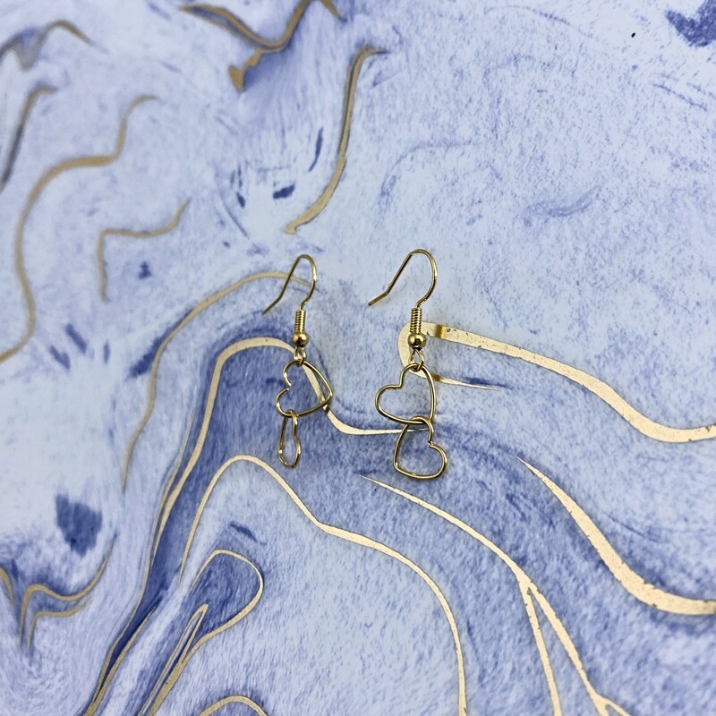 Hearts of Gold Earrings 