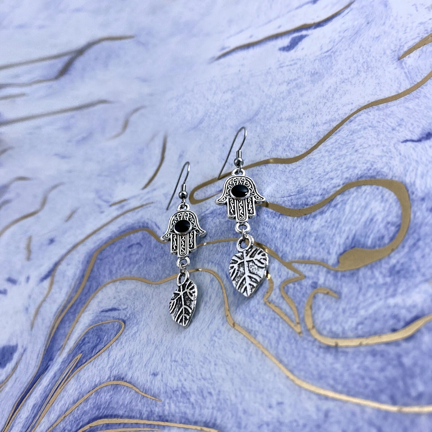 Hamsa Earrings