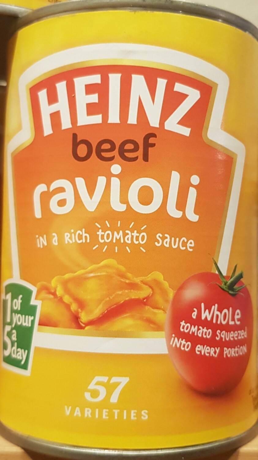 Heinz beef ravioli 400g